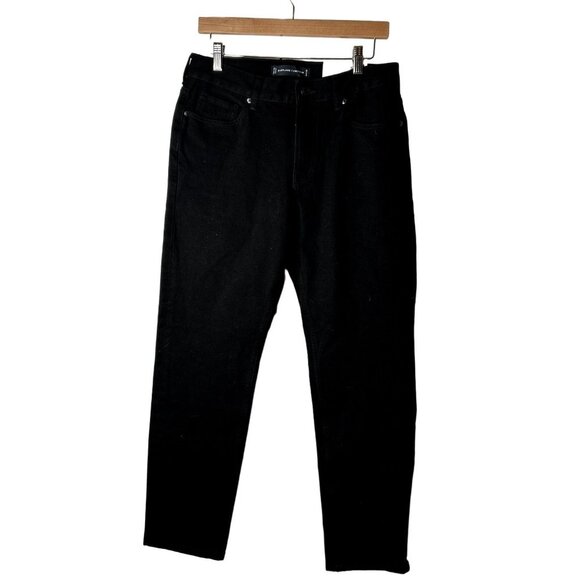 Everlane Uniform The Athletic High Stretch Black Denim Jeans Men's Size 31x30